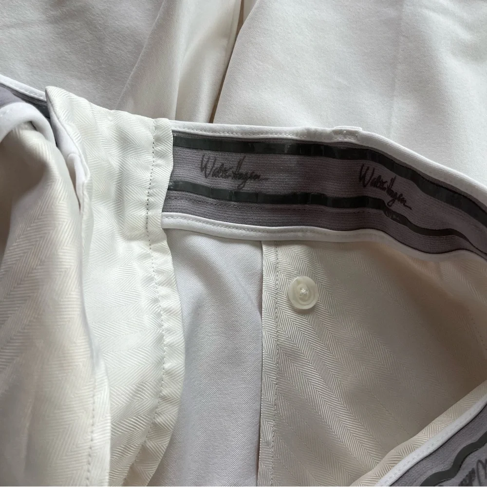Walter Hagen Mens White Golf Shorts Size 30 Flex Stretch Dri Fit Classic‎